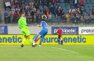 CSU CRAIOVA - VIITORUL // FOTO Tiago Ferrerira eliminat după un gest golănesc » Ce a putut să facă portughezul