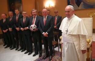 Golul Papei Francisc în fața lui Zanetti, Seedorf și Mancini: „Părinţi, nu vă transformaţi în ultraşi! Copiii voştri au dreptul să nu fie campioni"
