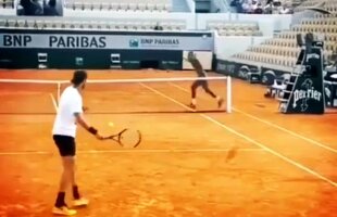 ROLAND GARROS 2019 // VIDEO Oh là là! Gael Monfils și Karen Khachanov, punct MAGISTRAL la un antrenament de la Roland Garros