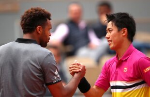 ROLAND GARROS 2019 // VIDEO Kei Nishikori, victorie spectaculoasă cu Jo-Wilfried Tsonga, într-un nou maraton între cei doi