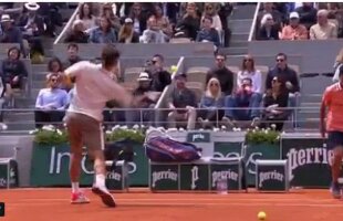 ROLAND GARROS // VIDEO Roger Federer, moment de furie în meciul cu Rafael Nadal: a fost avertizat de arbitru + 3 puncte STELARE din meci