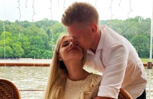 VIDEO+FOTO Oleksandr Zinchenko și jurnalista Vlada Sedan și-au oficializat relația după sărutul în direct