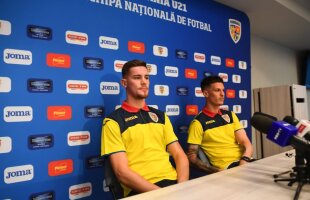 ROMÂNIA U21 // VIDEO+FOTO Ricardo Grigore și Dennis Man la conferință » „Am stat cu telefonul lângă mine, nici n-am plecat în vacanță, au fost zile stresante!”