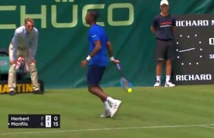 VIDEO Gael Monfils, one-man show la Halle! Francezul a reușit unul dintre cele mai spectaculoase puncte ale carierei