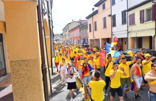 ANGLIA U21 - ROMÂNIA U21 // VIDEO+FOTO Românii au invadat Cesena! Atmosferă fantastică creată de cei 10.000 fani „tricolori”