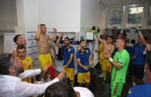 ANGLIA U21 - ROMÂNIA U21 // VIDEO+FOTO Cum au sărbătorit „tricolorii” în vestiar victoria de neuitat + Euforie la plecarea echipei de la stadion