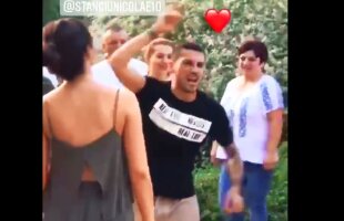 VIDEO Nicolae Stanciu, descătușat pe manelele lui Adi de la Vâlcea la party-ul de după nuntă: „Cine e inima mea?”