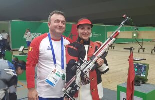Laura Coman a luat aurul în proba de pușcă aer comprimat 10 metri la Jocurile Europene de la Minsk! 