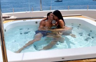 FOTO Cristiano Ronaldo și Georgina Rodriguez, surprinși în ipostaze intime pe iaht