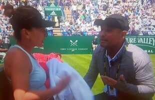 SIMONA HALEP - ANGELIQUE KERBER // Dialogul dintre Simona Halep și Daniel Dobre din primul set: „Problema e cum joc...!” » Ce i-a transmis antrenorul