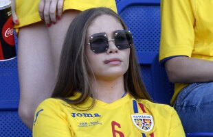 GERMANIA U21 - ROMÂNIA U21 / FOTO Iubita lui Cristi Manea a revenit pe stadion după ce a fost lovită la meciul cu Franța U21
