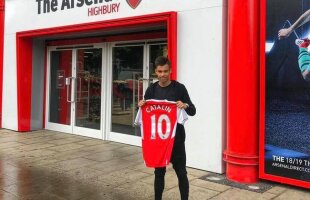 FOTO // Cătălin Cîrjan a semnat cu Arsenal! Este al doilea român din istoria clubului londonez