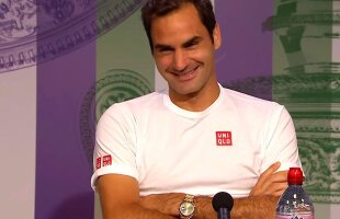 WIMBLEDON 2019 // VIDEO Roger Federer, replică savuroasă: „Ce vrei să mă întrebi? Dacă trebuie să-ți schimbi profesia?”