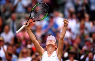 SIMONA HALEP - SHUAI ZHANG 7-6, 6-1 // FOTO + VIDEO Simona Halep, imperială! Jucătoarea noastră s-a calificat în semifinale la Wimbledon după o revenire imensă reușită în fața lui Zhang