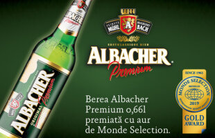 Berea Albacher Premium 0,66l premiată cu aur de Monde Selection