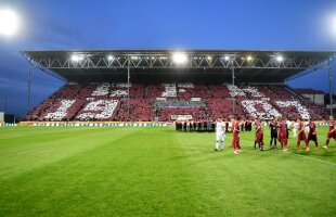 CFR CLUJ - MACCABI TEL AVIV // FOTO Eroarea de pe tabela arenei „Dr. Constantin Rădulescu” care a stârnit râsete la Cluj