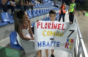 ALASHKERT - FCSB 0-3 // FOTO Florinel Coman a avut un susținător-surpriză în Armenia: „Mbappe de România, vreau tricoul tău!”