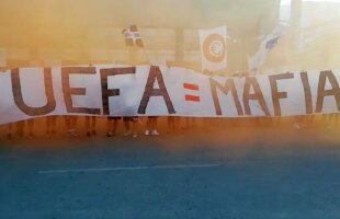 CRAIOVA - AEK ATENA 0-2 // FOTO Fanii olteni se războiesc de la distanță cu UEFA » Ce au făcut în afara arenei „Ion Oblemenco”