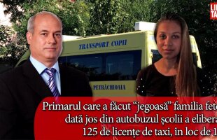 Primarul care a făcut “jegoasă” familia fetei date jos din autobuzul școlii a eliberat 125 de licențe de taxi, în loc de 13, spune Curtea de Conturi! 