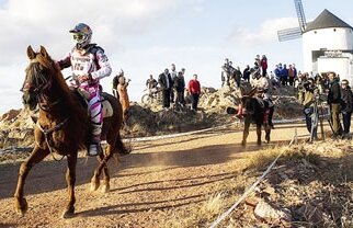 Don Quijote a înviat! Motocicliştii s-au întrecut pe cai şi măgari în La Mancha!