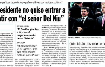 Scandal politic în Primera Division între FC Sevilla şi FC Barcelona!