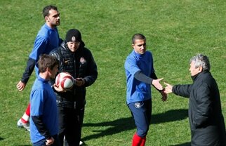 Concluzia lui Mircea Lucescu după amicalul de ieri: "Mihai, ai echipă bună!" ;)