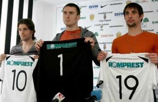 "U" Cluj şi-a prezentat primele achiziţii ale iernii: Florin Matache, Noe Acosta, Miroslvav Lecic