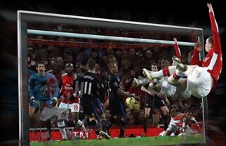 Transmisiile TV vor aduce mingea la 3 metri de fani