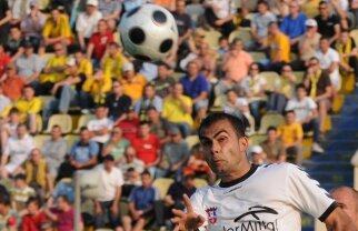 Oţelul-Winterthur 1-0, gol Pena