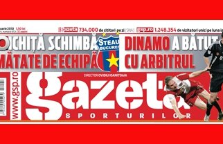 gsp.ro, la peste 100.000 de cititori distanţă de principalul concurent