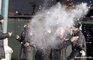 FC Sevilla a luat cu asalt Piaţa Roşie