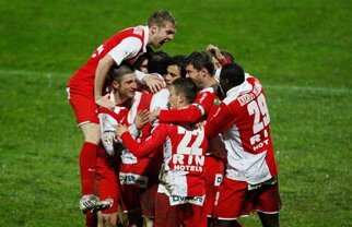 Dinamoviştii s-au rugat la Divinitate în catedrala din Cluj