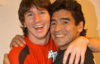 Maradona: "Dacă e să mă depăşească cineva, să fie Messi!"
