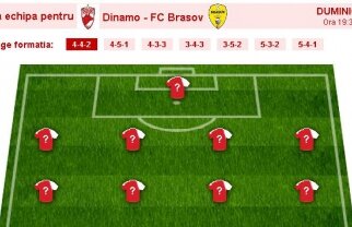 Fă echipa lui Dinamo pentru meciul cu Braşov!