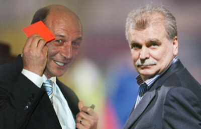 Băsescu îl aduce în discuţie pe Dinu Gheorghe cînd vorbeşte de "cangrena vămilor"