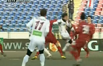 CFR a cerut penalty la Peralta, dar Tudor nu a dat. Trebuia acordat?