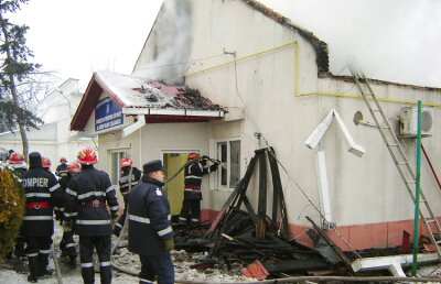 Sala de box a Stadionului Municipal din Călăraşi a ars, nici o persoană nu a fost rănită