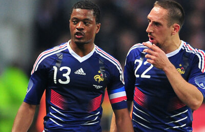 Ribery şi Evra revin la "naţională", în ciuda declaraţiilor Ministrului Sportului francez