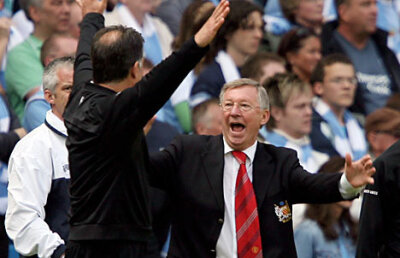 Mereu în conflict cu arbitrii » Alex Ferguson este "recidivist"
