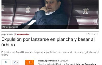 Şumudică a ajuns în presa internaţională!