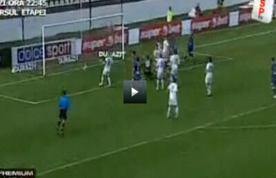 VIDEO / Zăgrean realizează "dubla" în prelungirile primei reprize