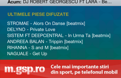 Aplicatia Radio ZU pentru iPhone este pe locul 1 in Apple Store in Romania