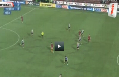 VIDEO / Kone deschide scorul pentru CFR din poziţie de ofsaid