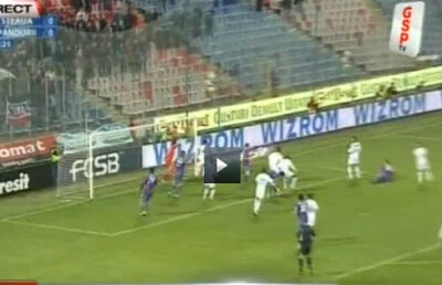 VIDEO / În tur, Steaua a învins Pandurii prin «dubla» lui Bogdan Stancu