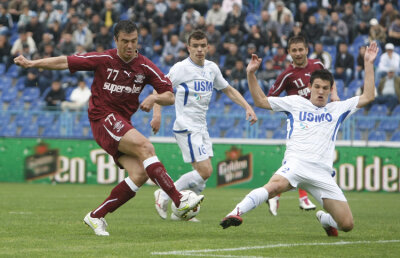 Cronica meciului Pandurii-Rapid 0-1 » Eleganţa lui Pancu şi crampoanele lui Duarte