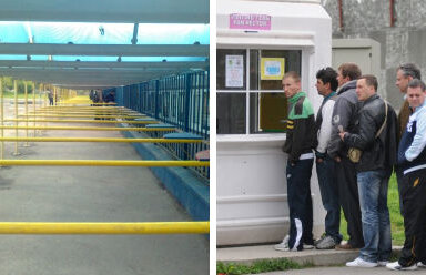 FOTO » Încă o dovadă că Provincia domină Liga 1: pustiu la bilete în Ghencea, aglomeraţie la Vaslui