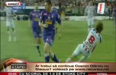 VIDEO / Vezi fazele controversate de la Oţelul Galaţi - Poli Timişoara