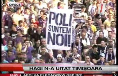 VIDEO / Gică Hagi: "Îmi pare rău pentru timişoreni, sînt convins că vor reveni în Liga 1 mai puternici ca niciodată"