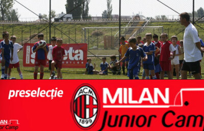 Cîştigătorii taberei Milan Junior Camp