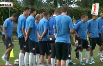 VIDEO / Imagini de la primul antrenament al timişorenilor de la reunirea lotului